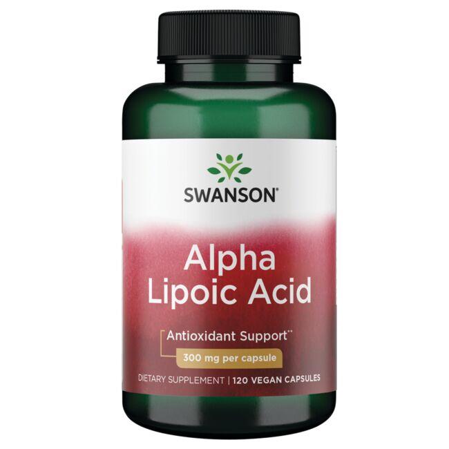 Alpha Lipoic Acid 300 mg Supplement Swanson Health Products