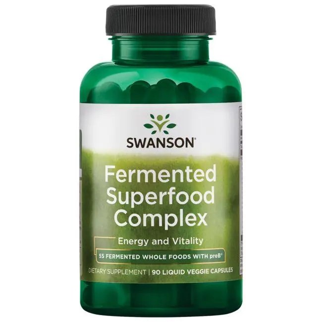 Swanson Ultra Fermented Superfood Complex 90 Liq Vegcap Swanson