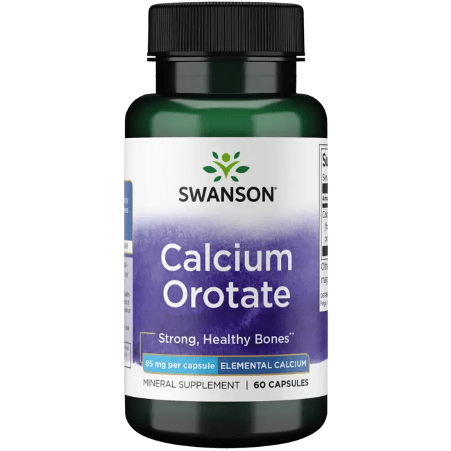 Swanson Ultra Calcium Orotate 85 mg 60 Caps Swanson Health Products