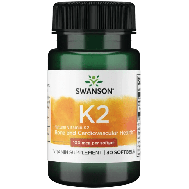 Vitamin K2 100 mcg (Menaquinone7 from Natto) Swanson Health Products