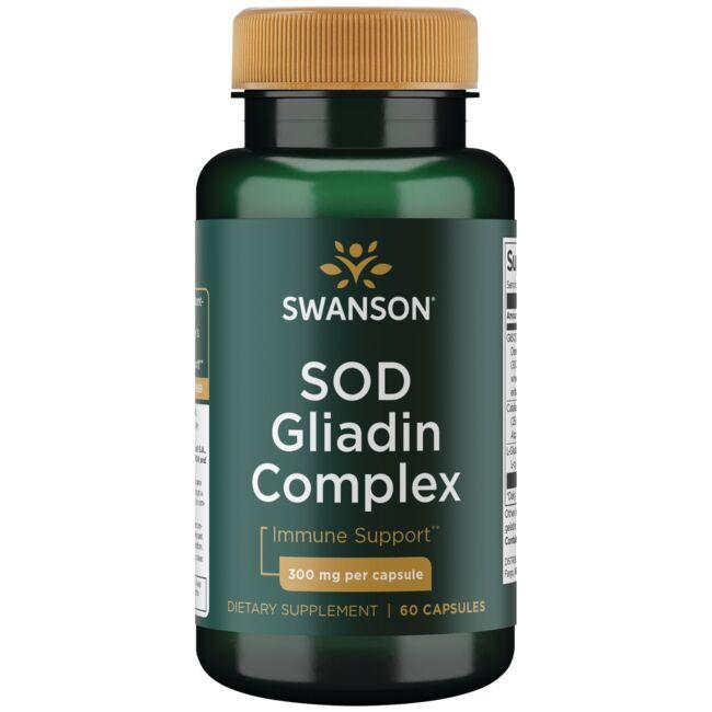 Swanson Ultra SOD Gliadin Complex 300 mg 60 Caps Swanson Health Products