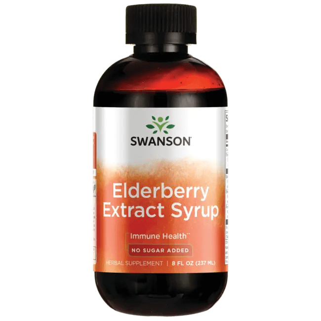 Swanson Ultra Elderberry Extract Syrup 100 Natural 8 fl oz (237 ml