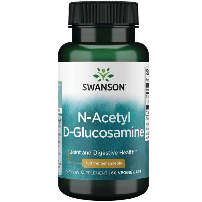 Swanson Ultra NAcetyl DGlucosamine 750 mg 60 Veg Caps Swanson