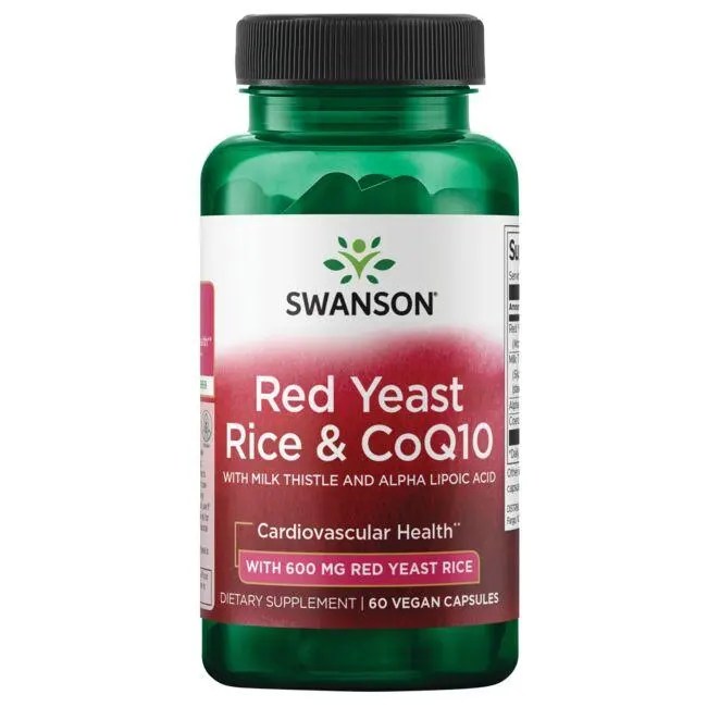 Swanson Ultra Red Yeast Rice & CoQ10 with Milk Thistle and Alpha Lipoic
