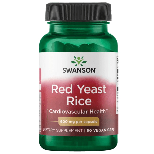 Organic Red Yeast Rice Supplement 600 mg Swanson Health Products