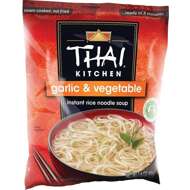 Thai Kitchen Instant Rice Noodle Soup Garlic & Vegetable 1.6 oz Pkg