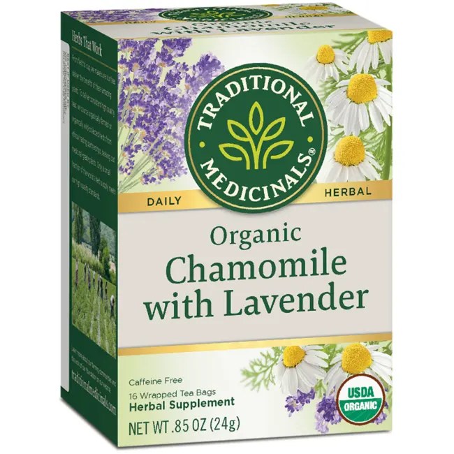 Traditional Medicinals Organic Chamomile Tea with Lavender 16 Bag(s