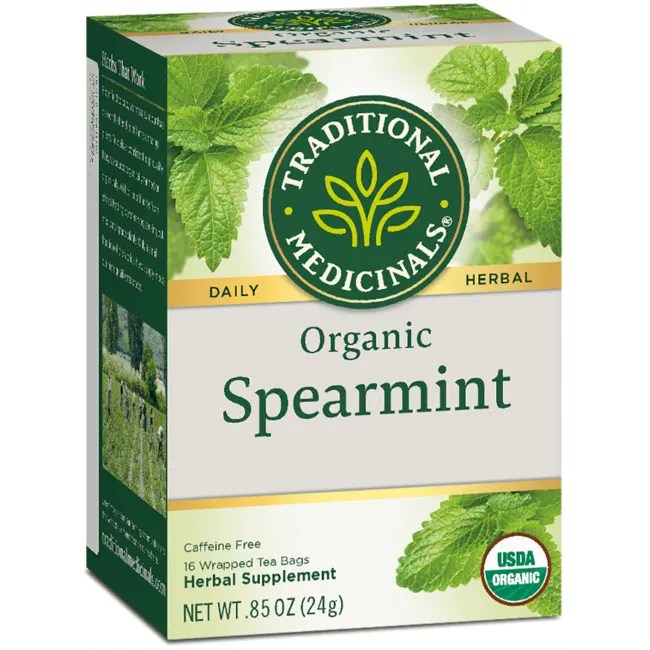 Traditional Medicinals Organic Spearmint Tea 16 Bag(s) Swanson Health