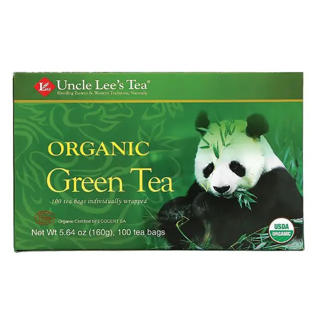 Uncle Lee's Tea Organic Green Tea 100 Bag(s) Swanson Health Products