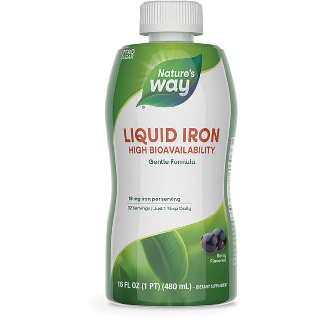 Wellesse Liquid Iron Natural Berry Flavor 16 fl oz Liquid Swanson