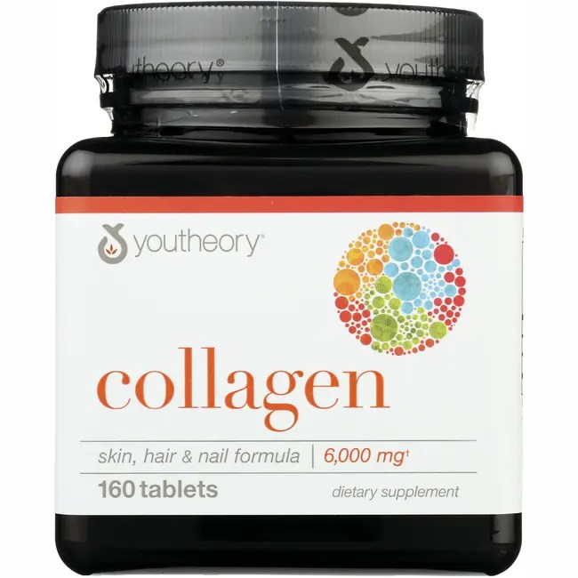 Youtheory Collagen Advanced Formula Type 1, 2 & 3 160 Tabs Swanson