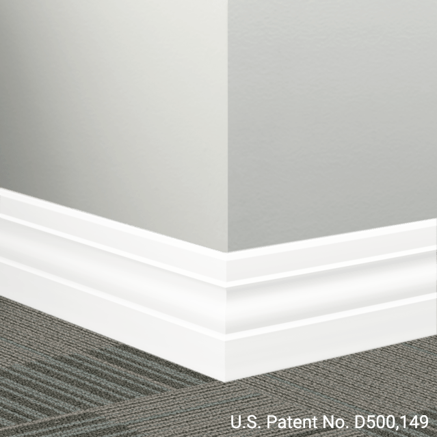 Vinyl Chair Rail House Of Fara 8 Lin Ft White Vinyl Wainscot Interior