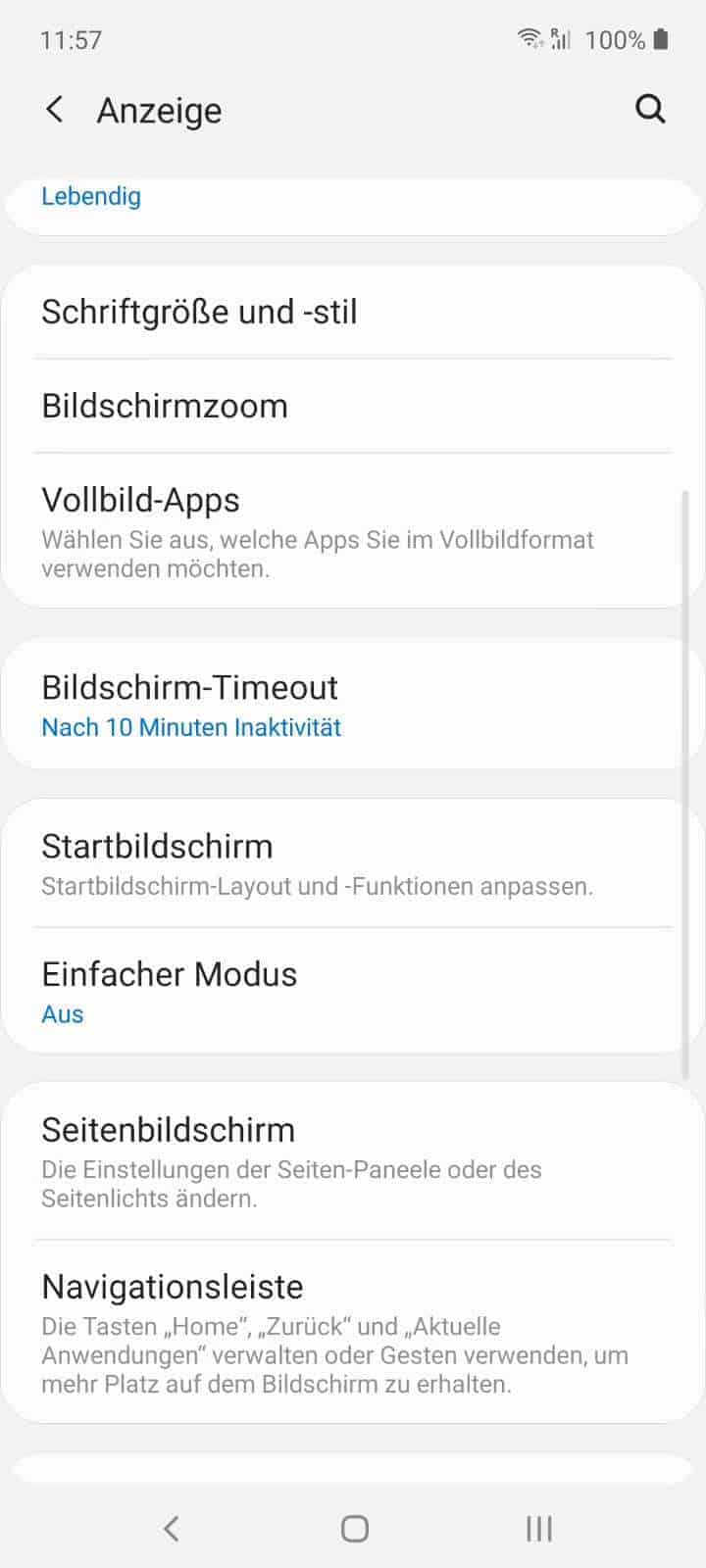 Einfacher Modus Samsung Handbuch TechBone