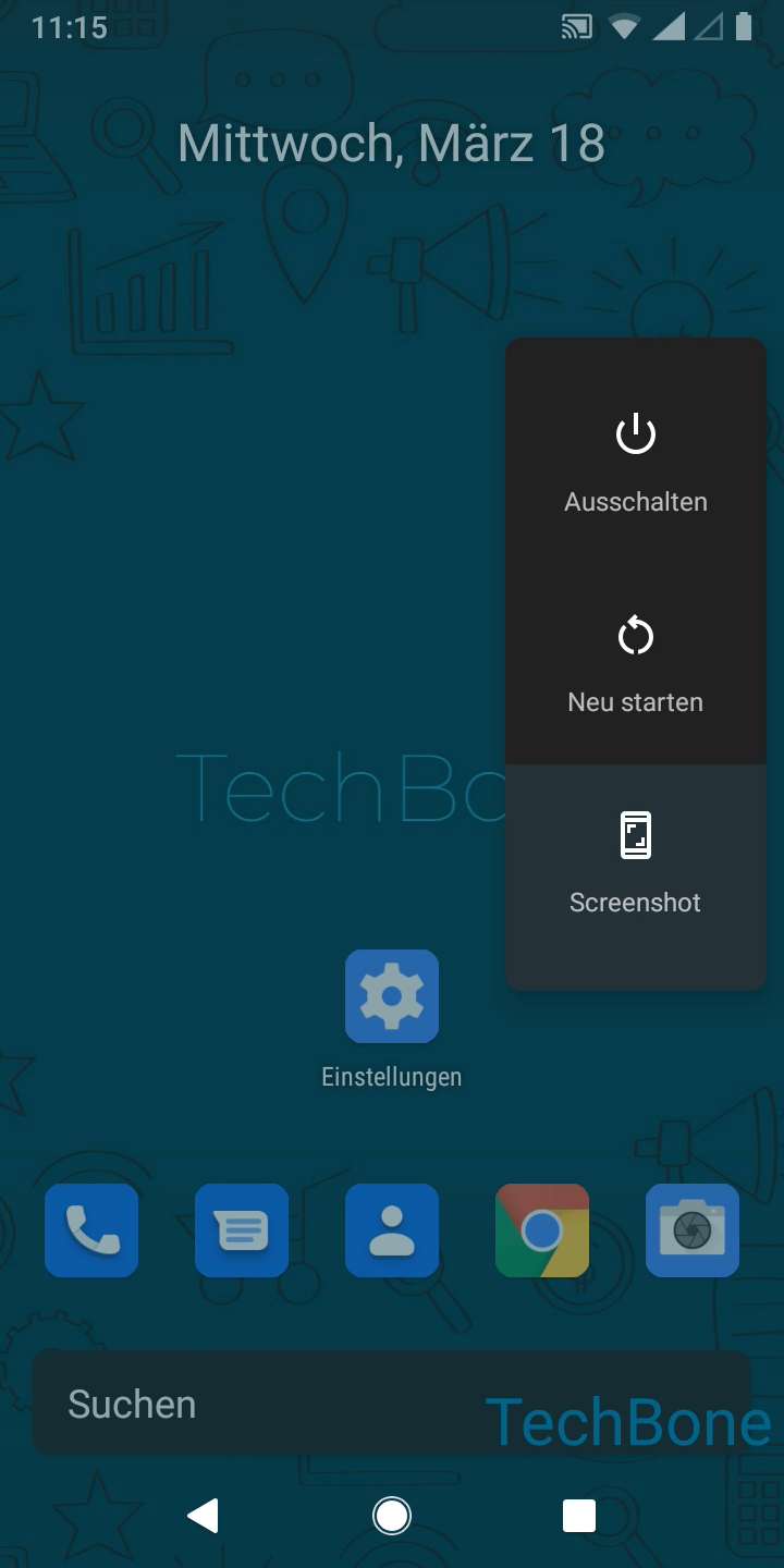 Neustarten Android Handbuch TechBone