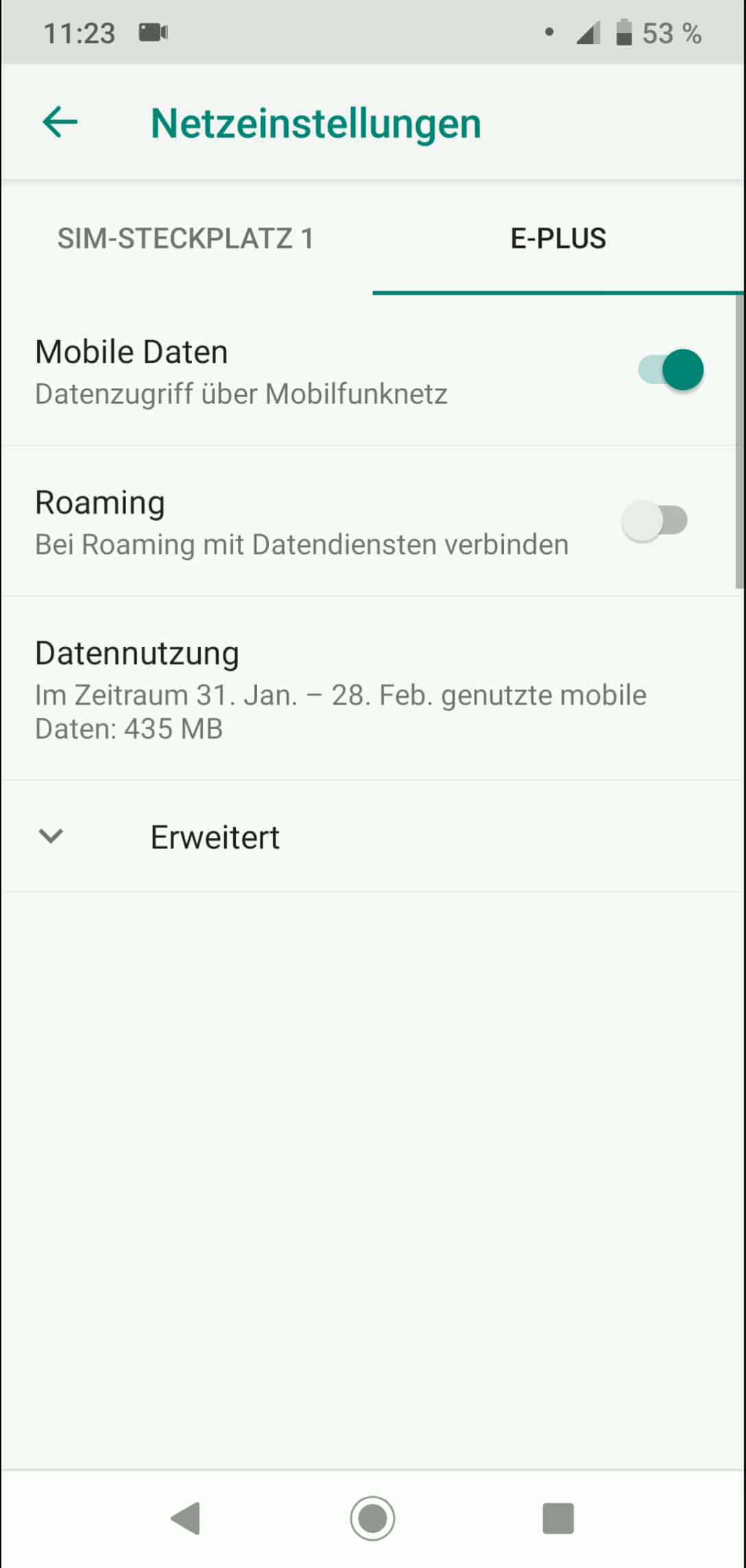 Roaming Android 9 Handbuch TechBone