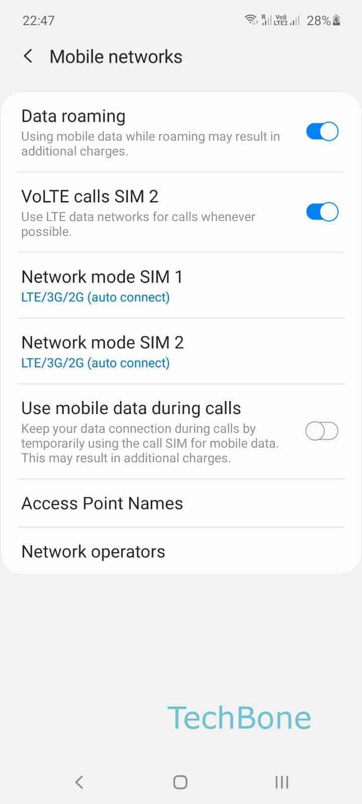 How to Select network automatically Samsung Manual TechBone