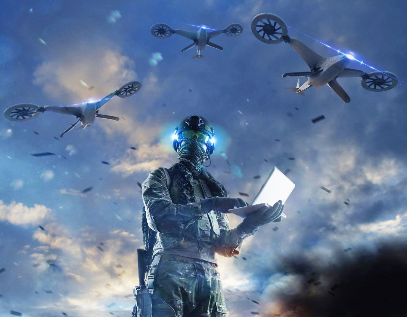 DARPA's OFFSET Team Tests a Swarm of 250 Drones Simultaneously TechEBlog