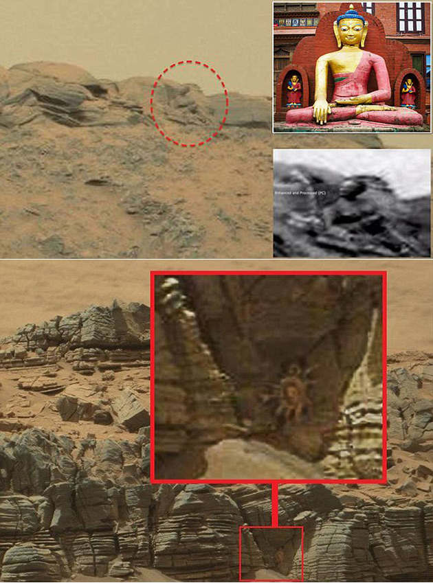 Humanoid Statue Discovered on Mars, Might Suggest Intelligent Life Once
