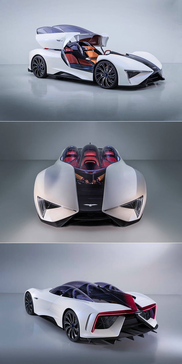 TechRules "Ren" is a TurbinePowered Electric Hypercar with 1,287
