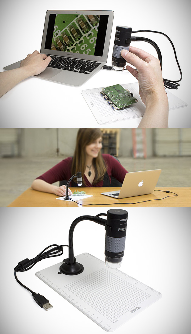 Plugable USB Microscope Offers Up to 250x Magnification, Get One for