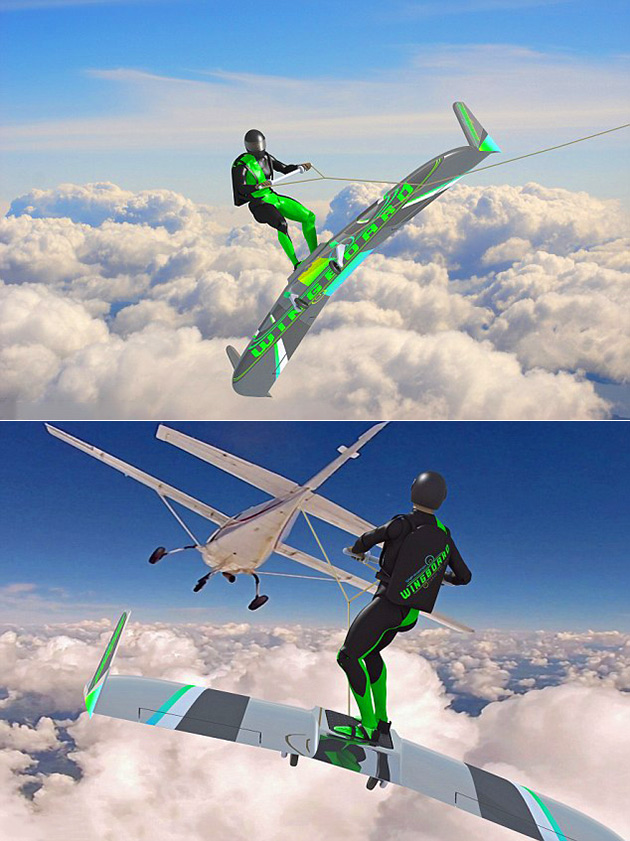 Skydiving, Wingboards Will Let Daredevils Surf Through the Sky