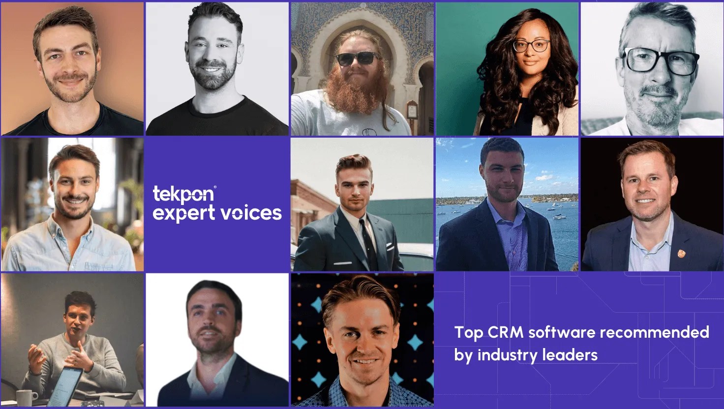 CRM software by industry leaders Tekpon 2025(03)