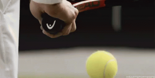 Gearing Up For The Serve GIF - Tennis Slowmotion Serve ...