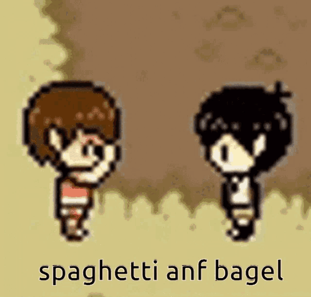 Spaghetti Bagel GIF Spaghetti Bagel Omori Discover & Share GIFs