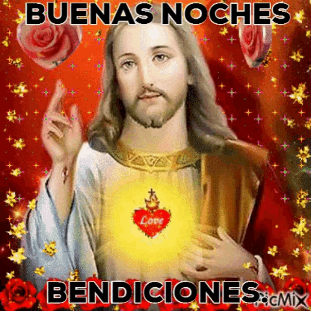 Buenas Noches Bendiciones GIF Buenas Noches Bendiciones Sagrado