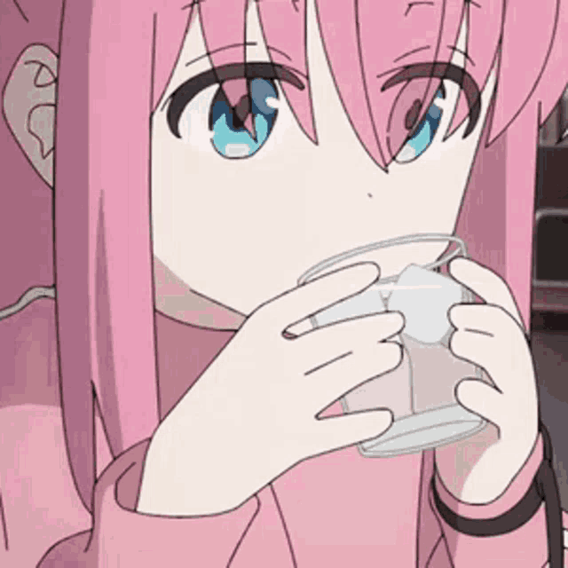 Bocchi Sip GIF Bocchi Sip Bocchi The Rock Discover & Share GIFs