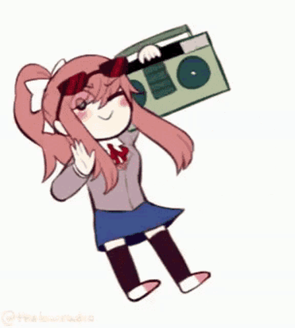 Dance Ddlc GIF Dance Ddlc Doki Doki Literature Club discover and share GIFs