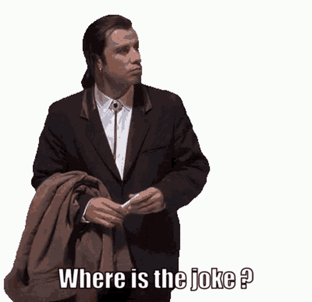 John Travolta Joke GIF John Travolta Joke Not Funny Discover