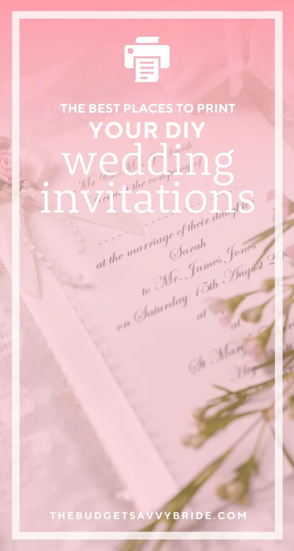 Where to Print Wedding Invitations Best Online Printing Services