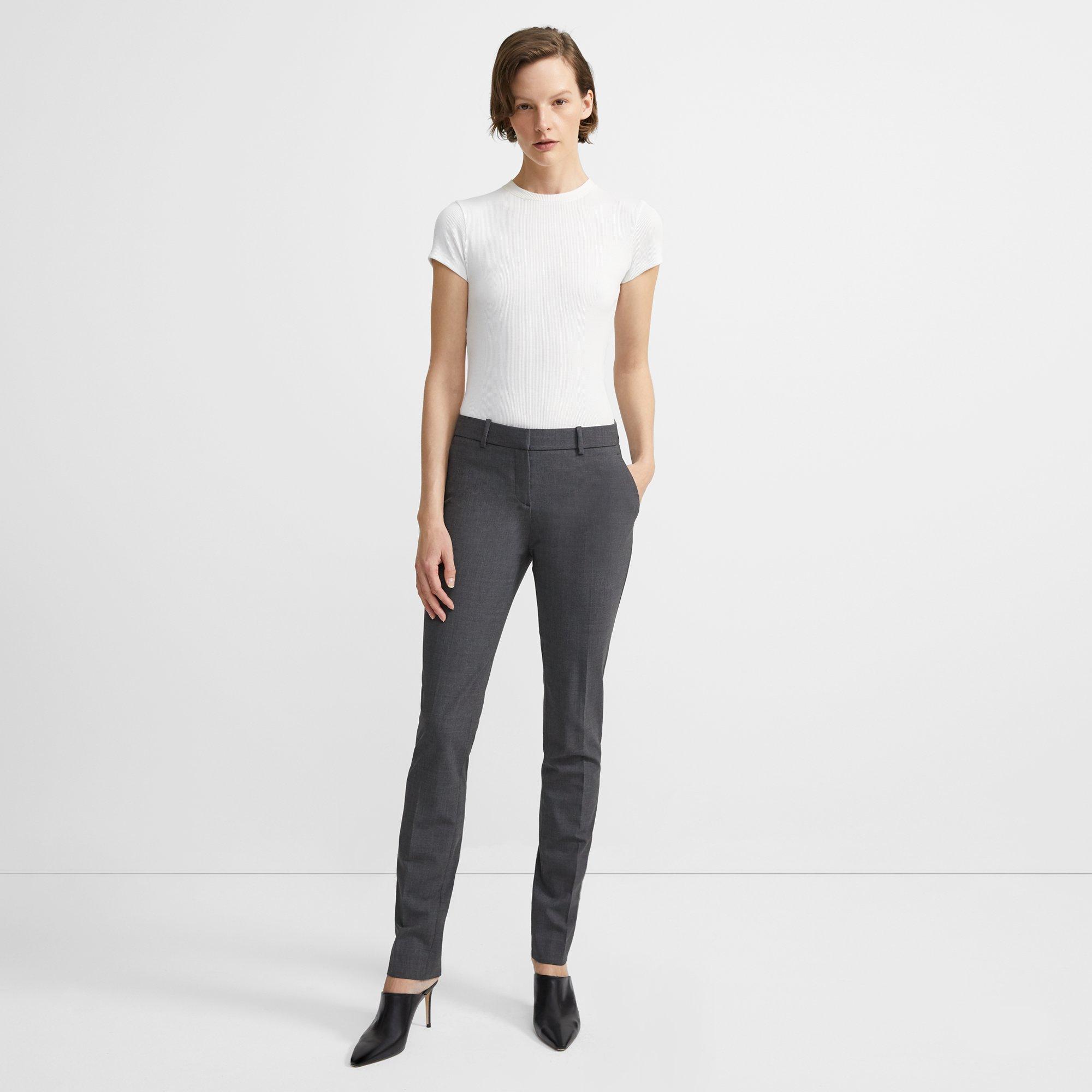 Stretch Wool Super Slim Pant