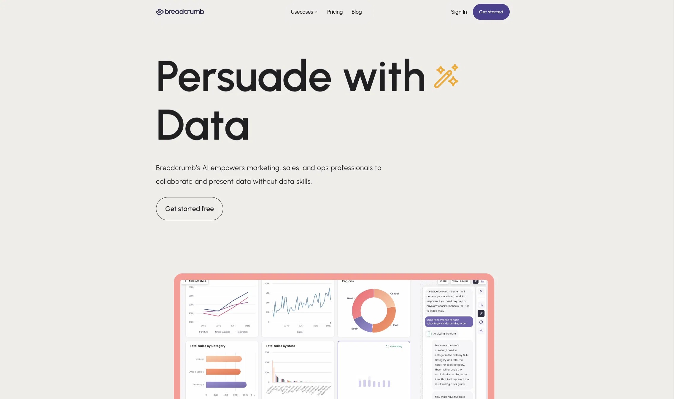 Breadcrumb And 9 Other AI Alternatives For Dashboards