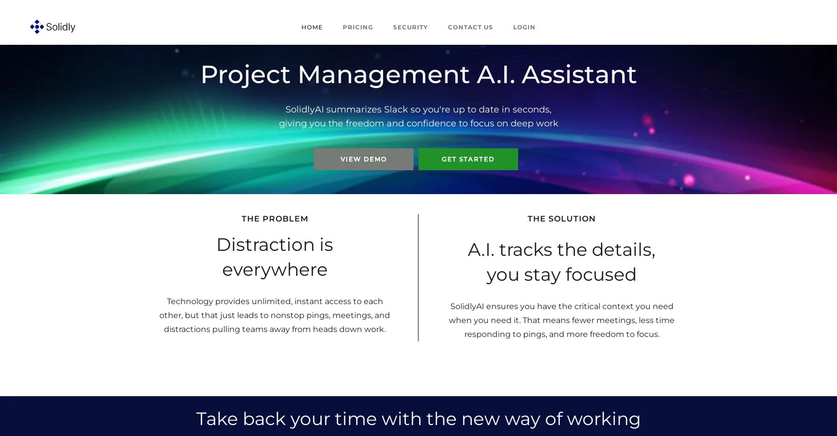 Solidly Best Project management AI Tool Success.ai