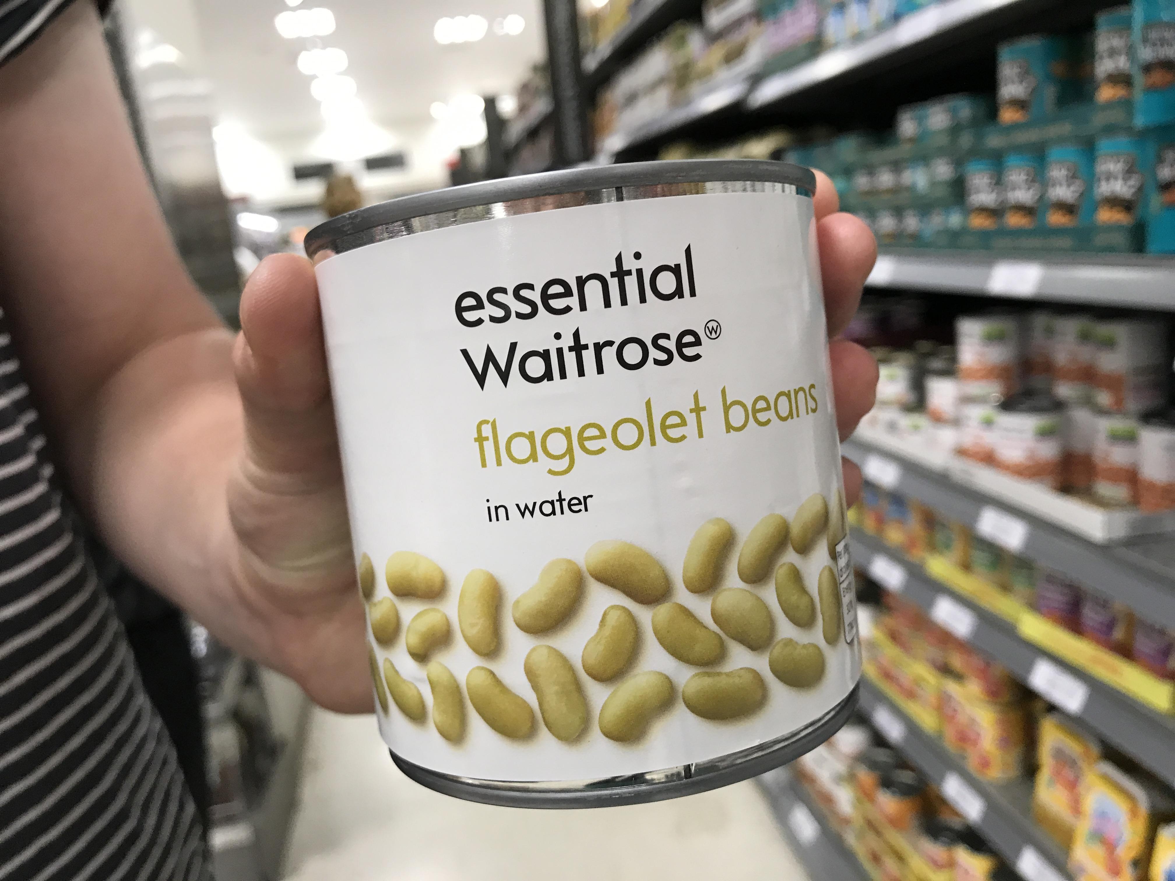 Just a list of the most unessential items from the essential Waitrose range