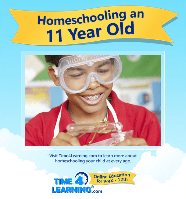 Homeschooling a Eleven Year Old Time4Learning