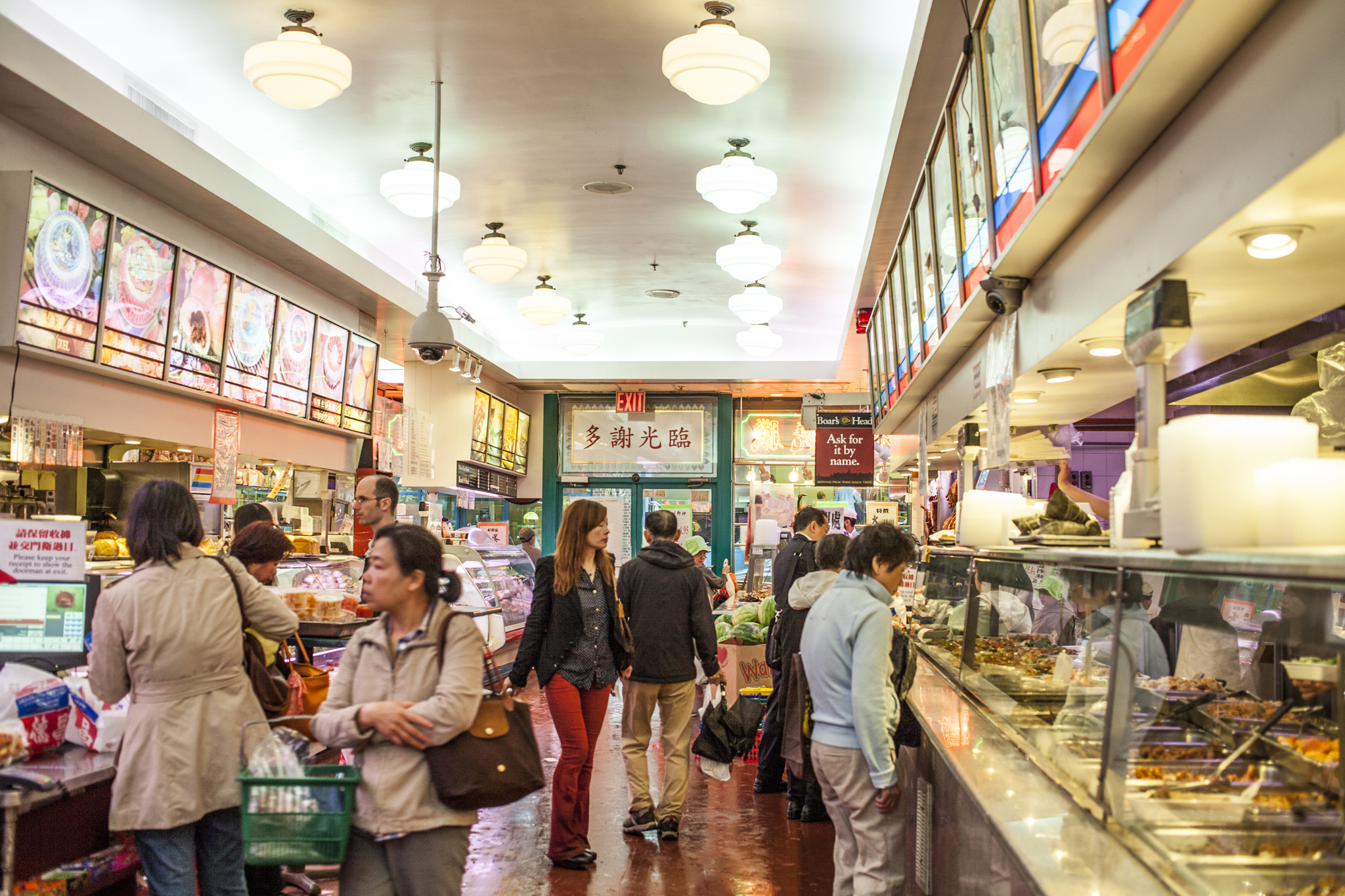 Deluxe Food Market Shopping in Chinatown, New York