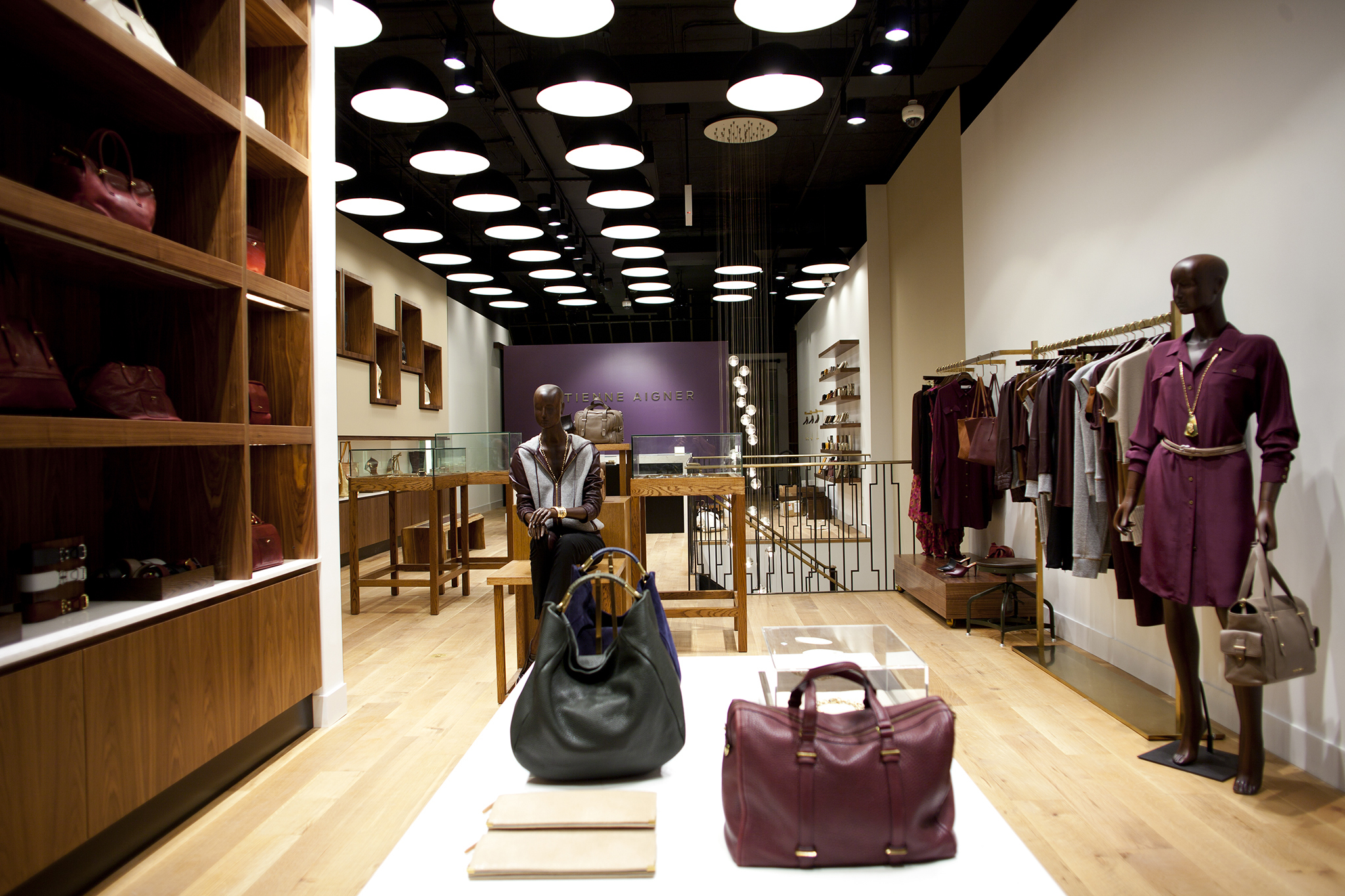 Etienne Aigner Shopping in Soho, New York