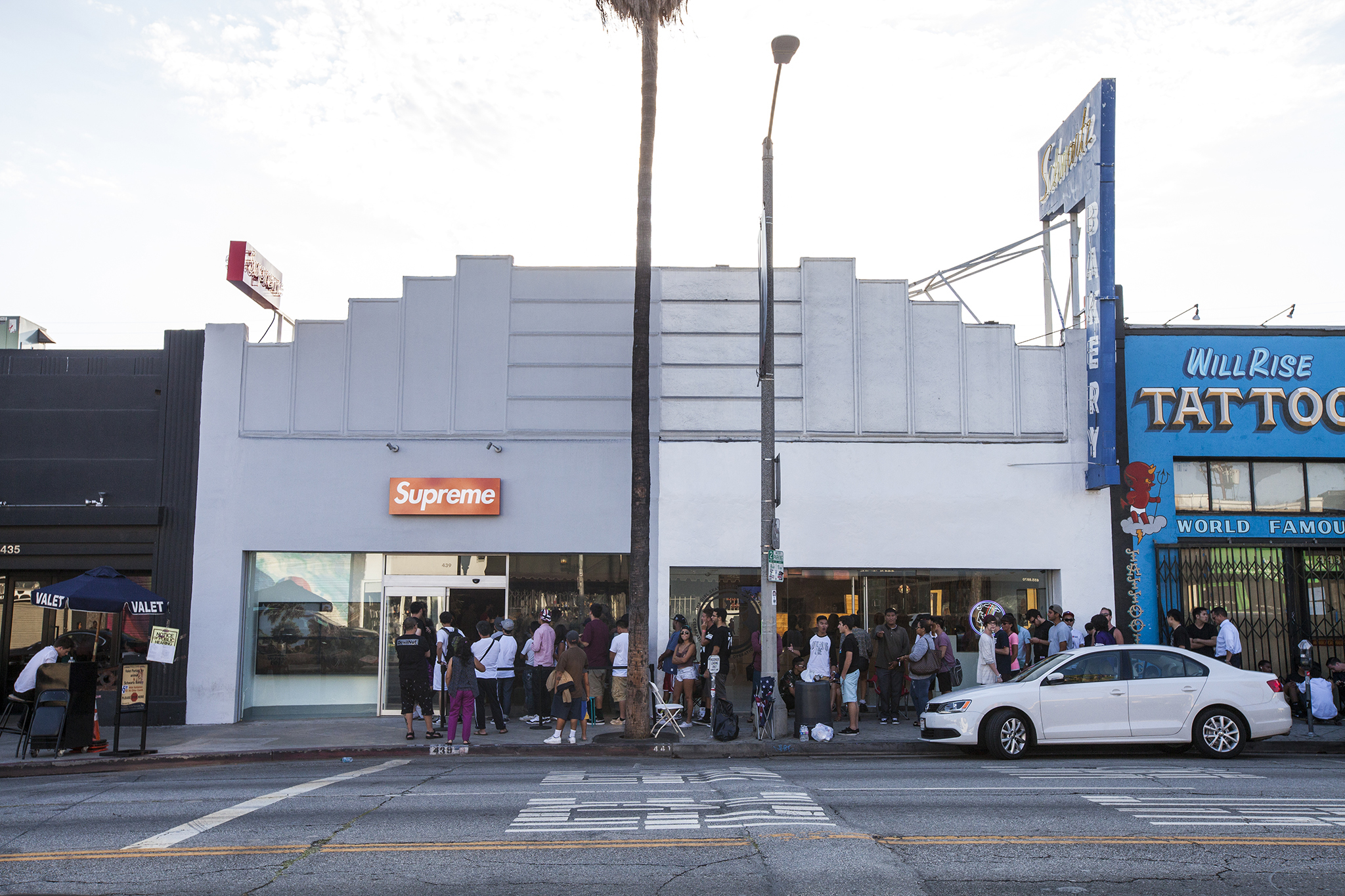 Supreme Shopping in Fairfax District, Los Angeles