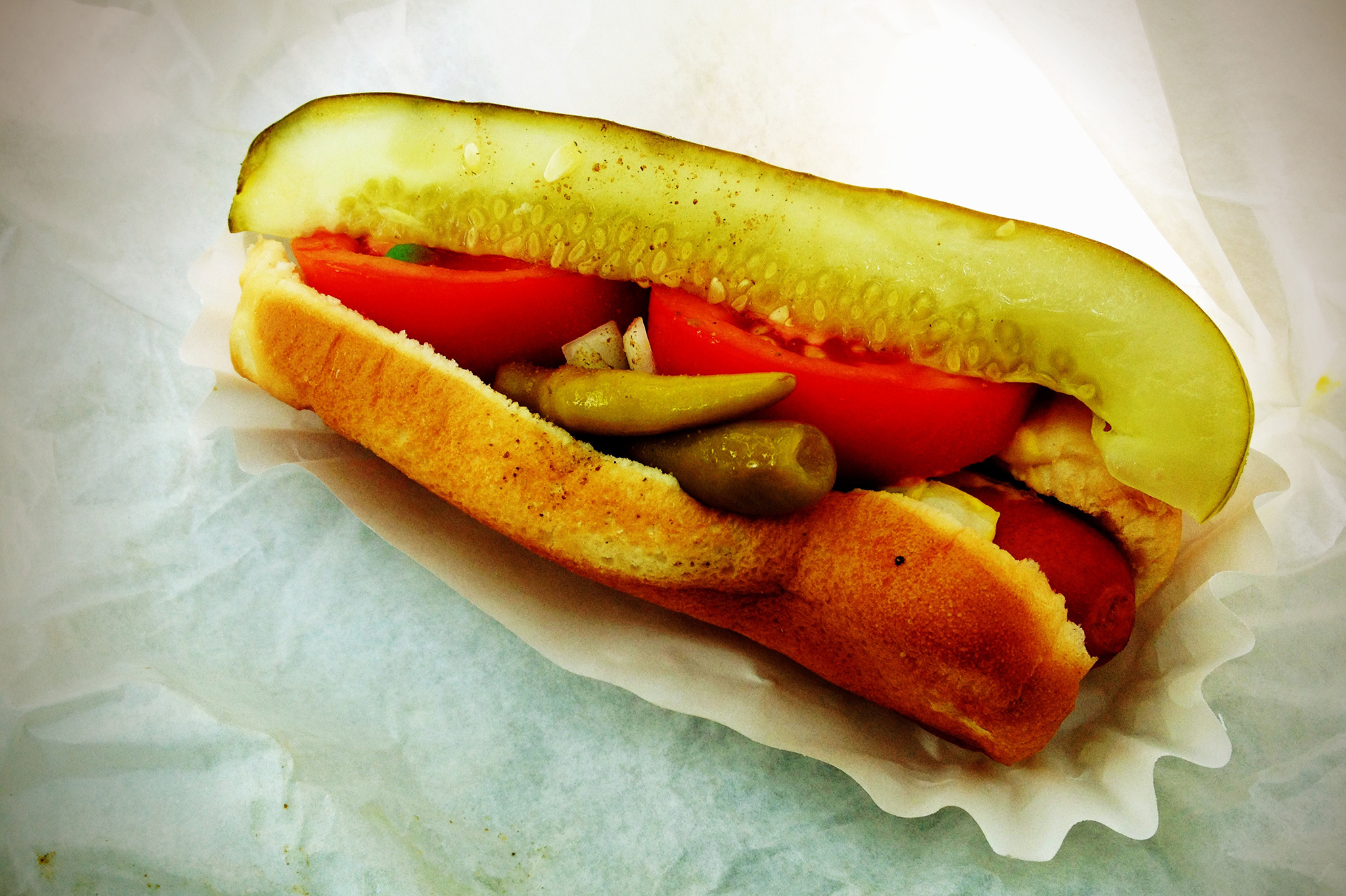 Chicago hot dogs Reviews of 31 Chicago dogs during July