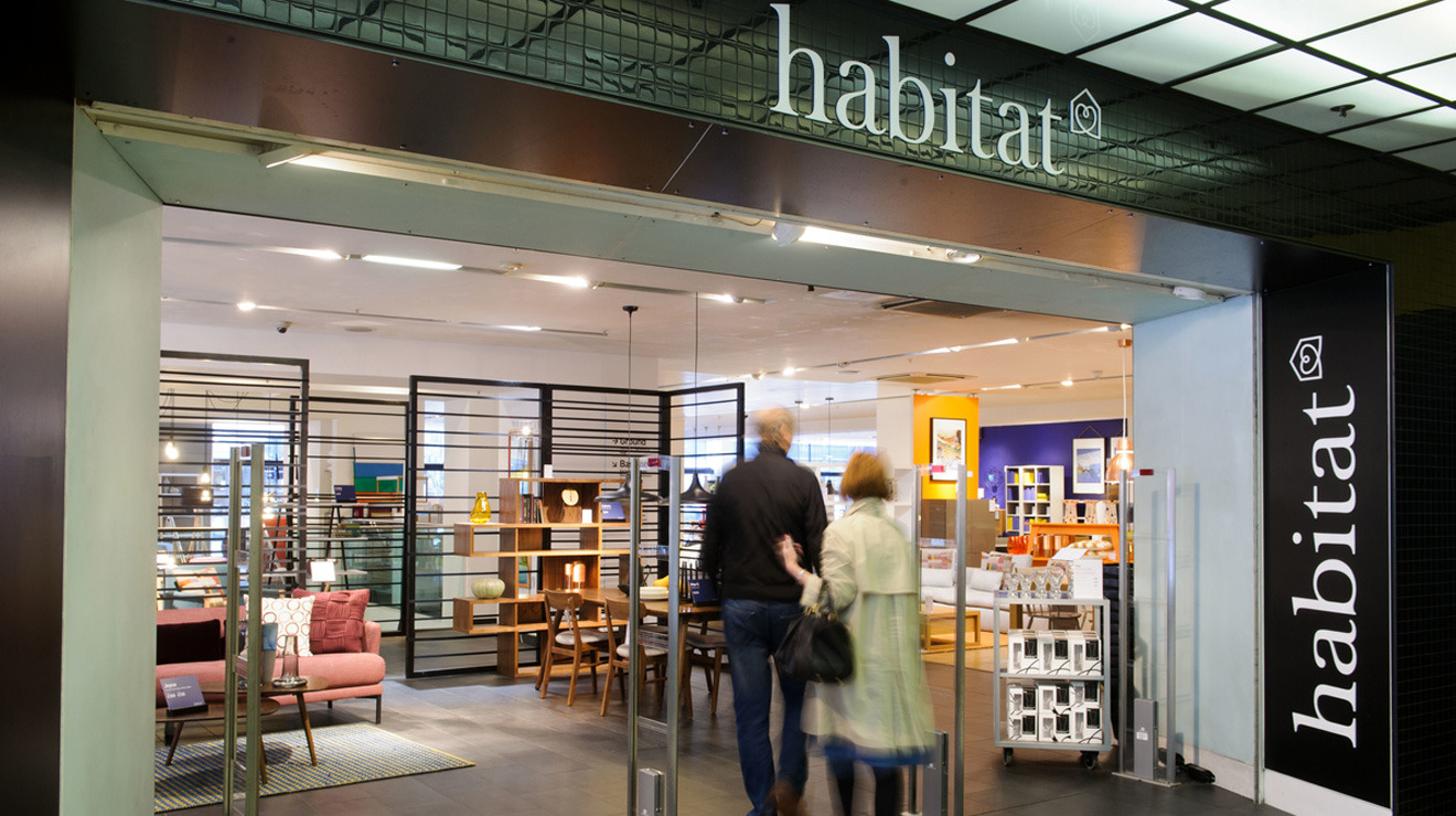 Habitat Shopping in Tottenham Court Road, London