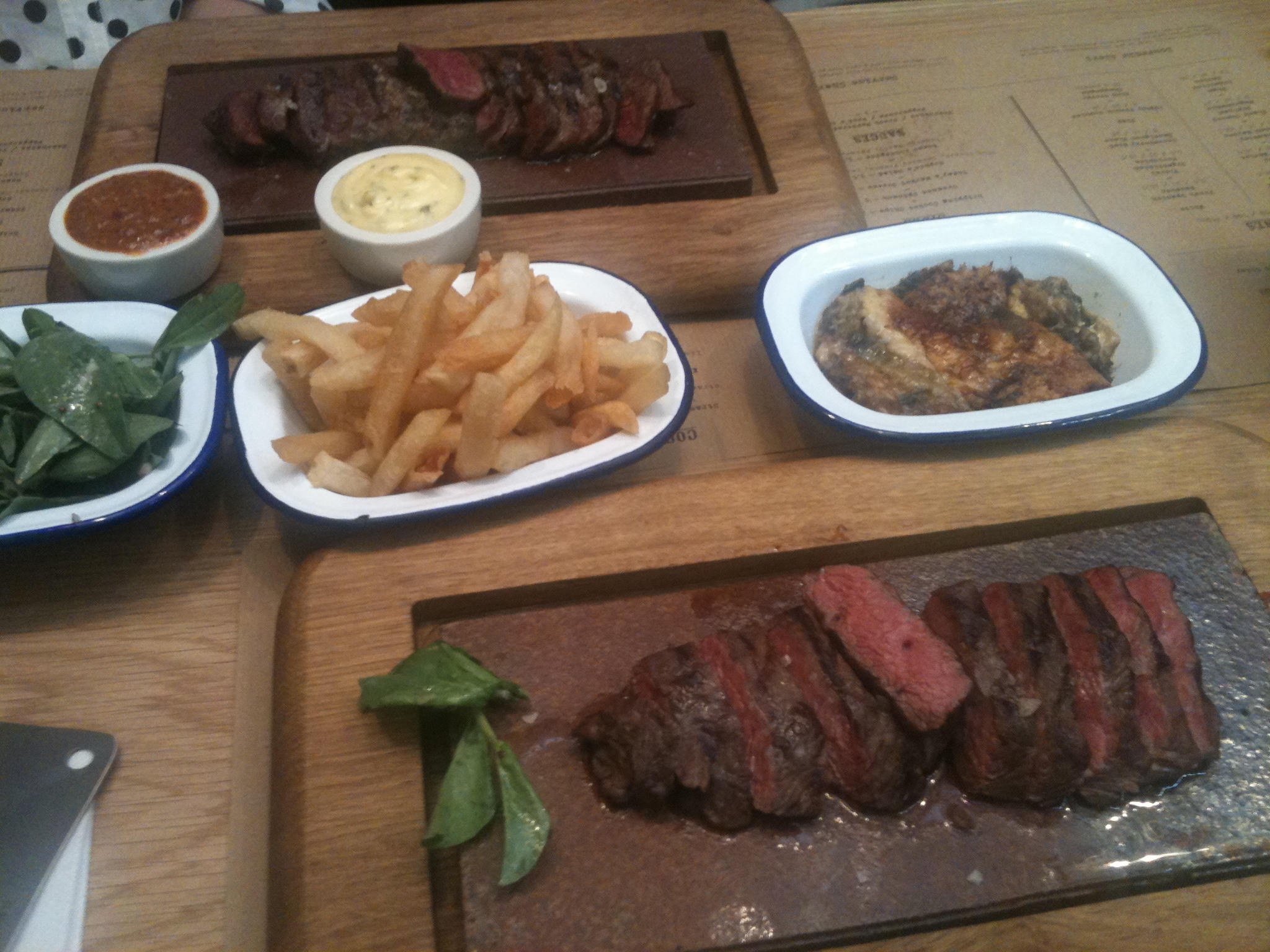 Flat Iron Restaurants in St Giles, London