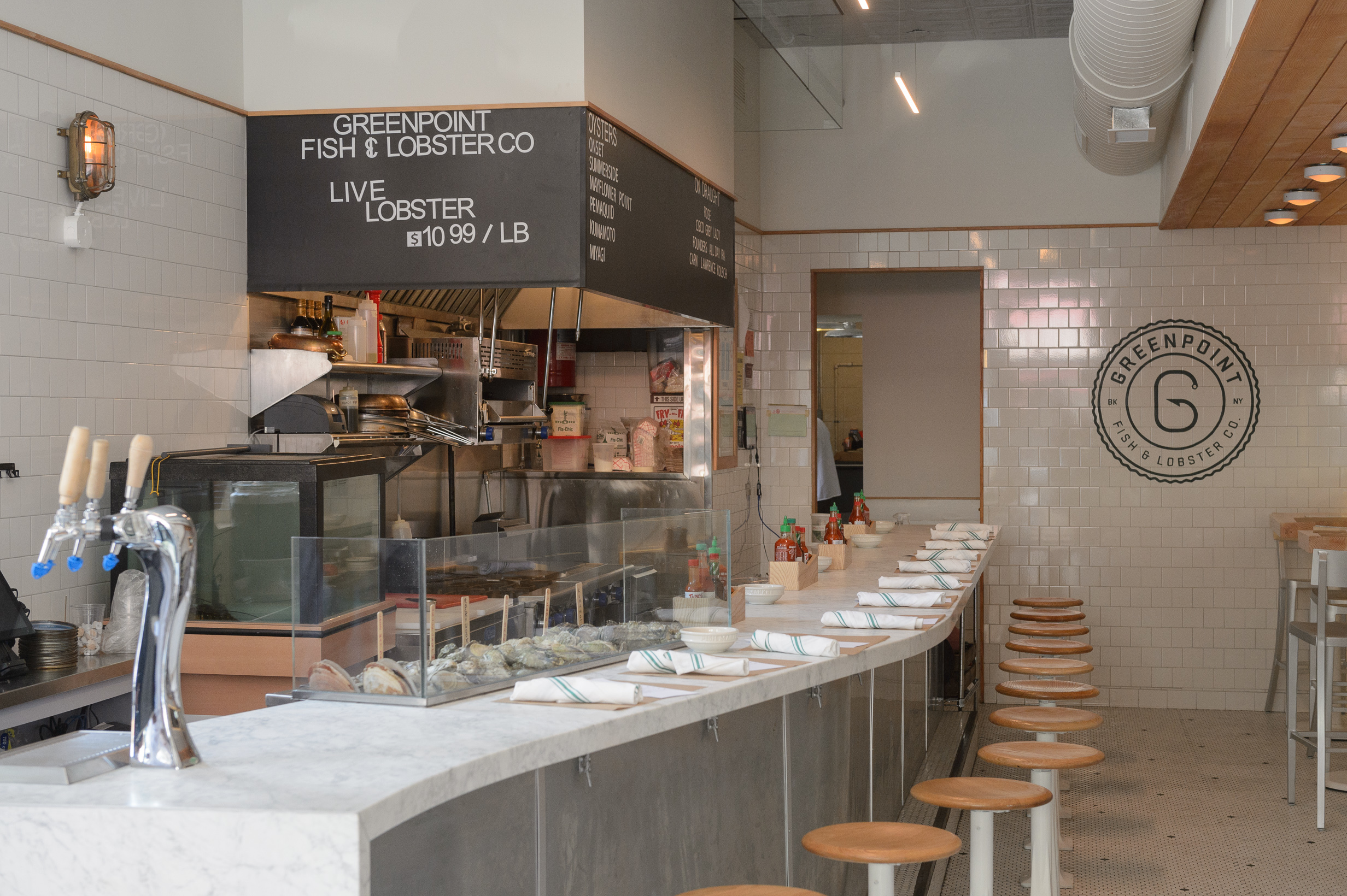 Seafood market and restaurant Greenpoint Fish & Lobster Co now open