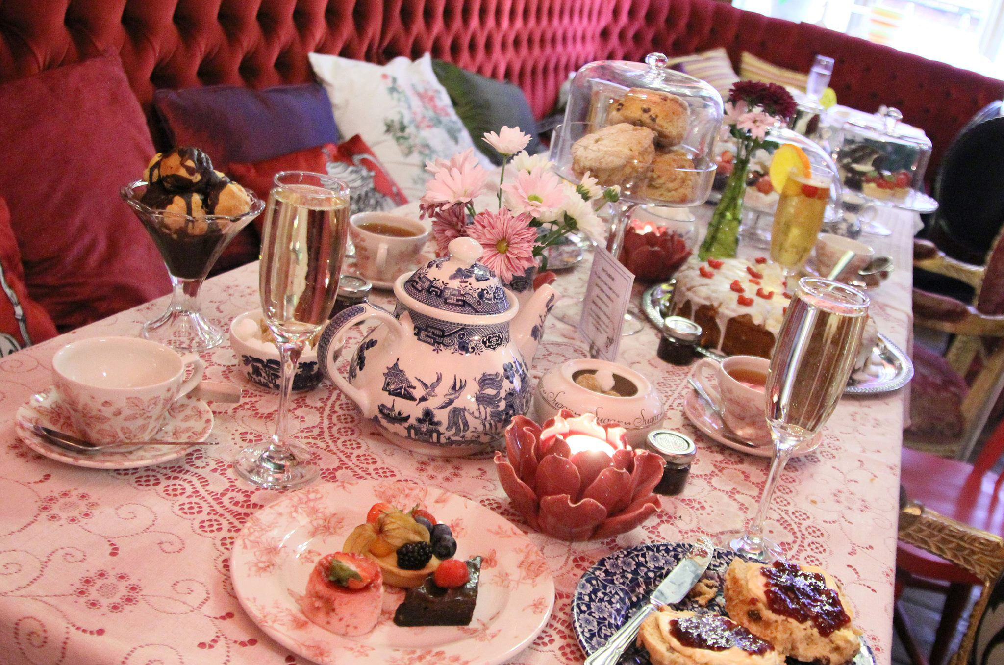 The Living Room Manchester Afternoon Tea Menu