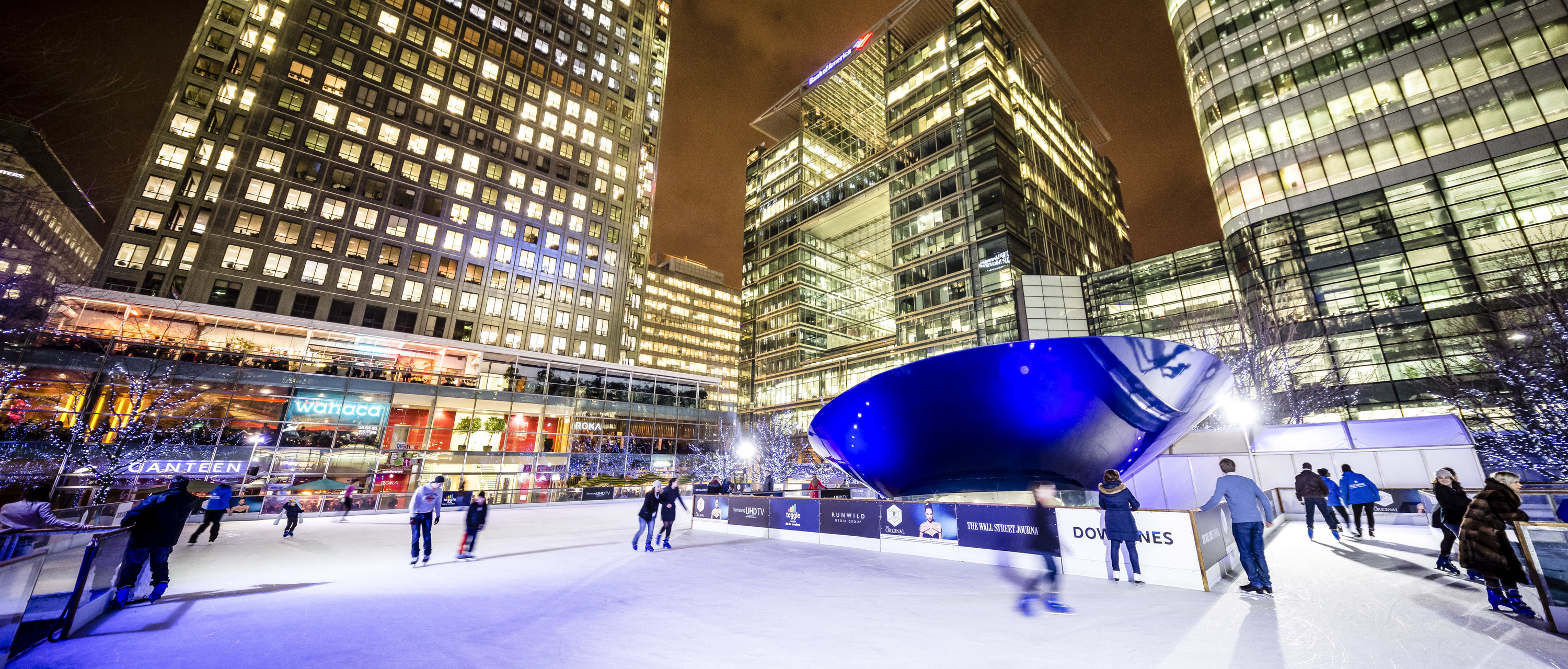 London's first LED animated ice rink is now open
