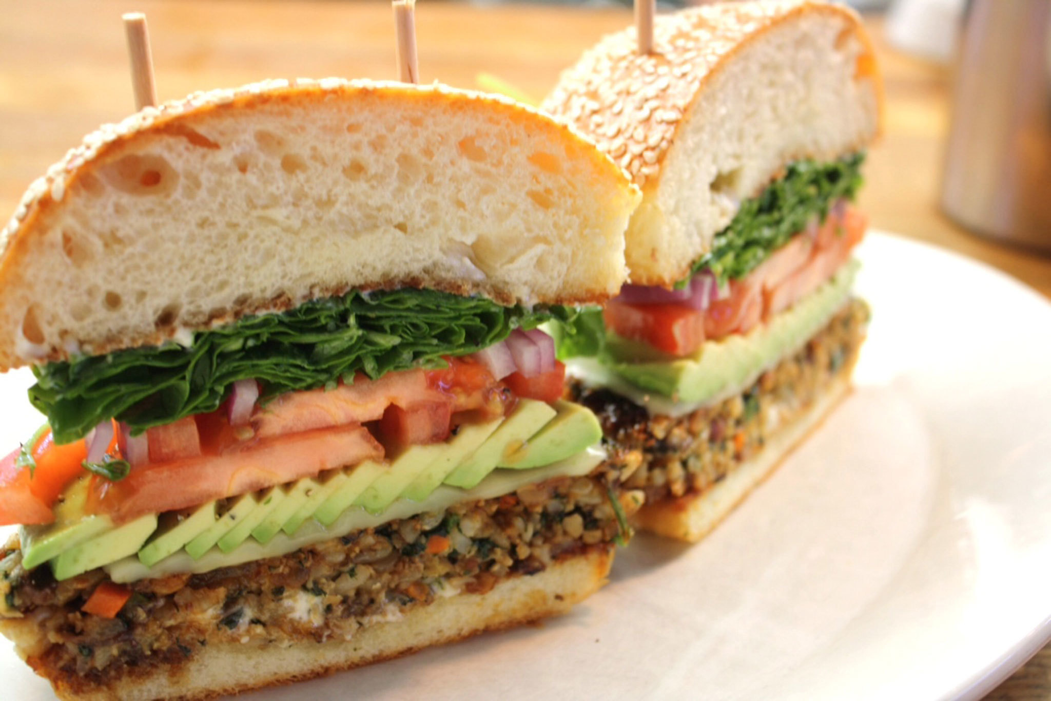 Best veggie burgers in Los Angeles restaurants