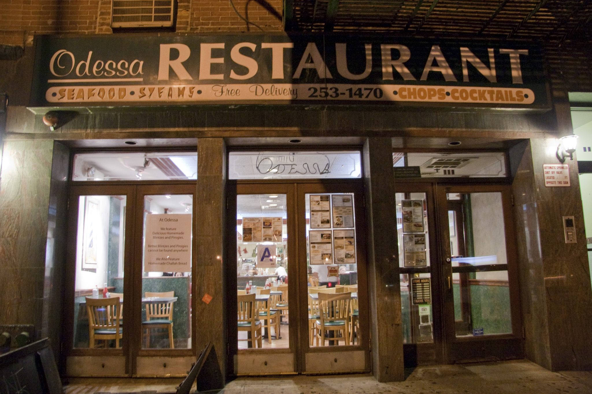 Odessa Restaurants in East Village, New York Kids