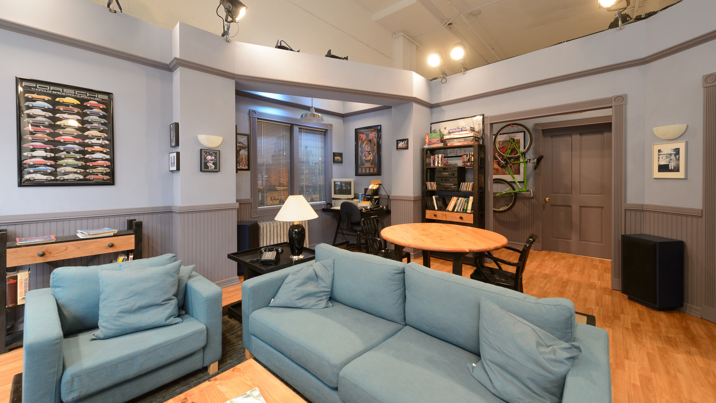 Giddyup! Here’s the inside of the Seinfeld apartment installation